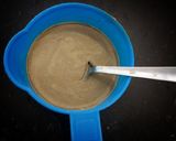A picture of step 3 of Custard powder and coffee.