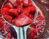 A picture of step 3 of Beetroot Buttermilk.