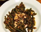 Zesty Lemony Garlicky Peanuts and Sesame Stir Fried French Green Beans recipe step 6 photo