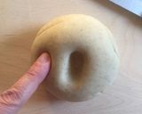 A picture of step 1 of Hand made orecchiette and cavatelli pasta: how to make them.