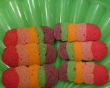 Foto langkah ke 6 dari resep Lidah kucing rainbow.
