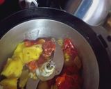 A picture of step 4 of Sweet potato curry soup.