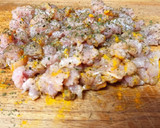 Foto del paso 3 de la receta: Arroz salteado con pechuga de pavo, espinacas y champiñones