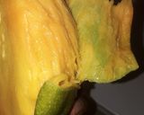 A picture of step 1 of Mango Lemonde.