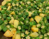 ભીંડા બટાકા નું શાક (Bhinda Bataka Shak Recipe In Gujarati) રેસીપી સ્ટેપ3ફોટો
