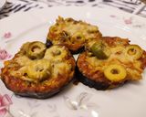 Foto del paso 4 de la receta: Mini pizzas de berenjena