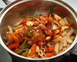 Foto del paso 8 de la receta: Plumas integrales con verduras a la soja y almendras