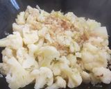 Foto del paso 2 de la receta: Piquillo con bacalao y falsa Bechamel de coliflor