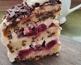 A picture of step 15 of Black forest cake.