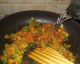 A picture of step 8 of Masala oats.