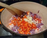 A picture of step 2 of Chilli-Quorn-Charlie.