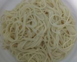 Foto langkah ke 5 dari resep Spaghetti Bolognese Bakso Sosis.