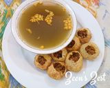 A picture of step 5 of Pani Puris with Lamb Mince.