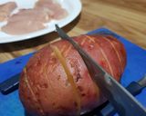 Foto del paso 1 de la receta: Papas rellenas con pollo y verduras 😋