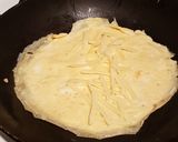 A picture of step 8 of Curry Chicken Egg Cheese Tortilla Wrap.