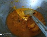 A picture of step 2 of Curd prawn.