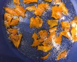 Foto del paso 4 de la receta: Cascaritas caramelizadas y crocantes de naranja sin azúcar al microondas. Receta original de Geri
