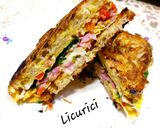 Pas rețetă Omlette-toast 4 fotografie