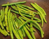 A picture of step 5 of Sauteed French Beans.