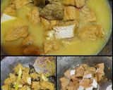 Foto langkah ke 3 dari resep PGBA42 Tahu coklat kuah kuning ditemani telur dan kacang panjang.