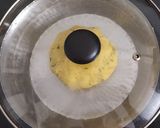 A picture of step 3 of Raw Banana poori.