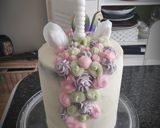 Foto del paso 11 de la receta: Tarta de Unicornio arcoíris (layer cake)