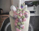 Foto del paso 11 de la receta: Tarta de Unicornio arcoíris (layer cake)