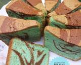 513. Blue Velvet Chiffon Cake #RabuBaru langkah memasak 11 foto
