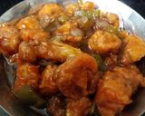 A picture of step 8 of Cauliflower Manchurian.