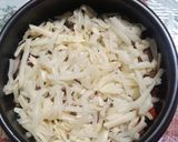 Foto langkah ke 7 dari resep Korean fried shirataki rice with cheese #siapramadan.