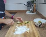 Foto del paso 1 de la receta: Pasta farfalle con coles de Bruselas asadas