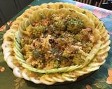 Une image de l'étape 14 de Salade tiède de chou romanesco au concombre et carpaccio de poulpe.