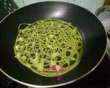 Cara Membuat Roti Jala Green Tea eggless 3