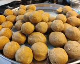 A picture of step 12 of Besan Ladoo.