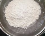 A picture of step 2 of Eggless Chocolate Cake.