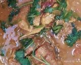 A picture of step 5 of Pomfret curry.