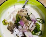 A picture of step 3 of Veggie raita.