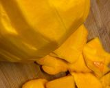 Kürbisspalten aus dem Backofen Rezeptschritt 2 Foto