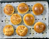 Hình bước làm 4 của món Bánh bao nướng nhân gà ngũ vị 🍗