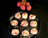 A picture of step 5 of Lychee Rose Sandesh - 15 Minutes - Quick & Easy - Fireless Sweet - Indian Bengali Mithai.