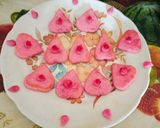 A picture of step 4 of Valentine,s worthy delicious heart cookies.