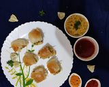 A picture of step 13 of Vada pav fondue.