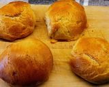 Foto do passo 9 de 1 massa = 3 bolos - pão de leite, pão de Deus e rolls de chocolate