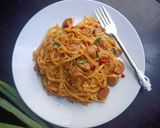 Foto langkah ke 5 dari resep Spaghetti Goreng Jawa Simple.