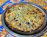 Une image de l'étape 23 de Gâteau salé aux courgettes, poivrons jaunes, chorizo et mozzarella.