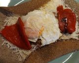 Foto del paso 4 de la receta: Crêpe con huevo y pimientos asados