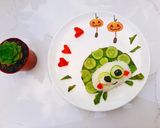 Hình bước làm 1 của món Cơm bento trứng