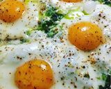 A picture of step 4 of Leek’s Omelet/Omelet Bawang Perai/Pırasa menemen.