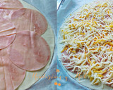 Foto del paso 1 de la receta: Estrella de hojaldre de jamón york y queso