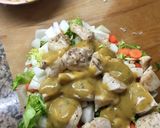 Foto del paso 6 de la receta Ensalada con pollo y salsa de mostaza con miel